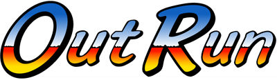Out Run logo for Amiga